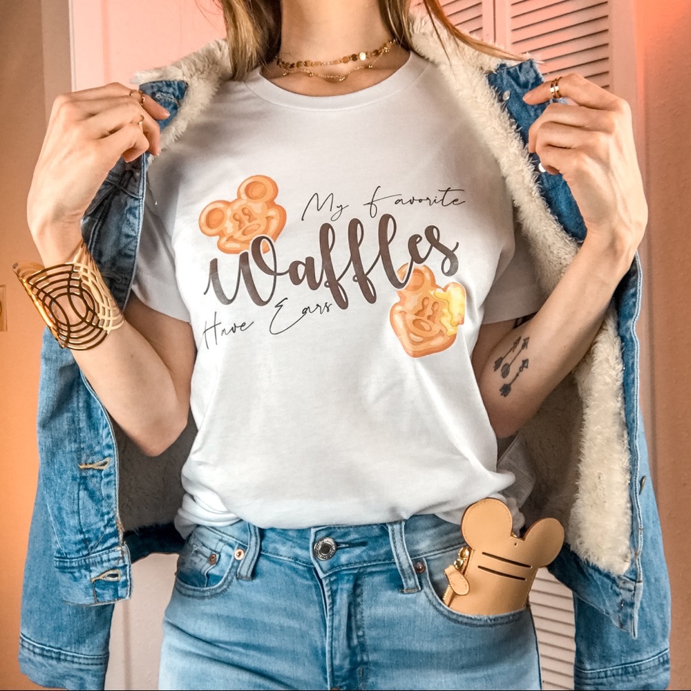 Mickey Waffles Tee Shirt || WDW Ears Waffles